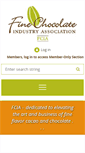 Mobile Screenshot of finechocolateindustry.org